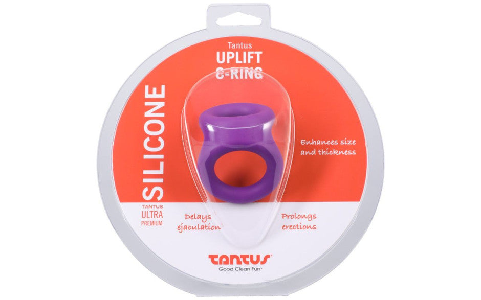 Uplift Silicone Cock Ring Lilac