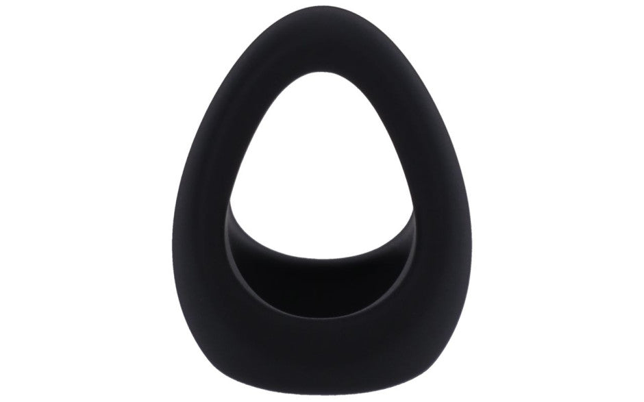 Stirrup Silicone Cock Ring Onyx