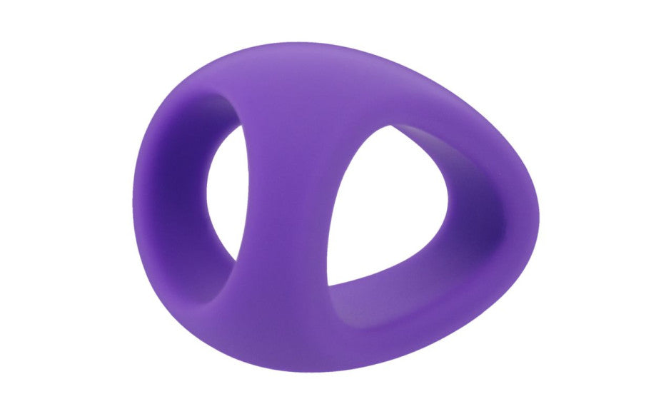 Stirrup Silicone Cock Ring Lilac