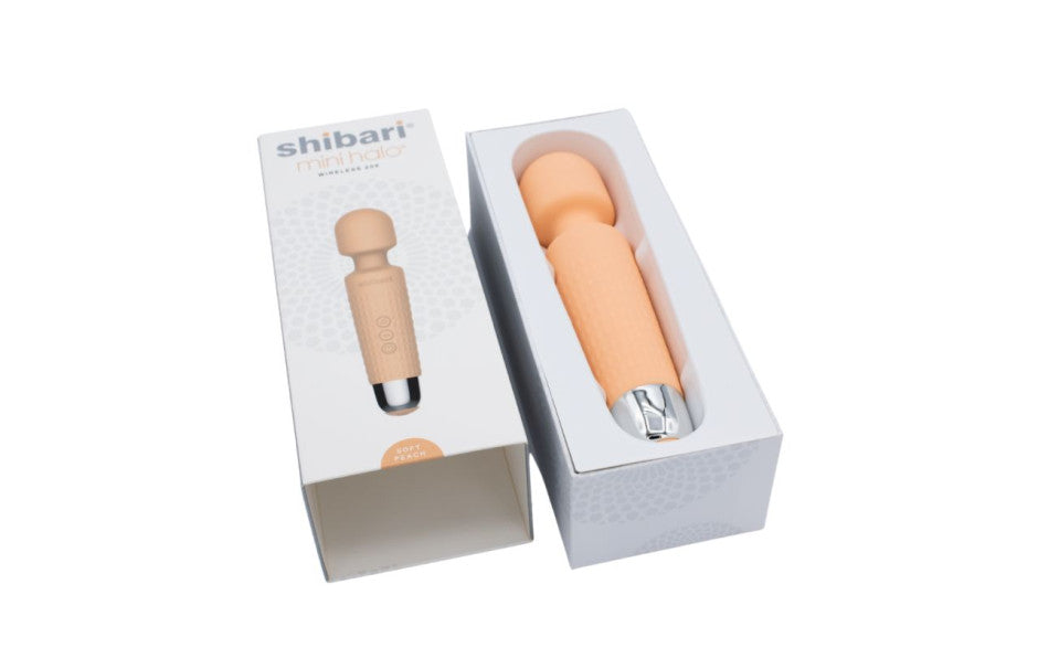 Shibari Mini Wand Halo 20X Peach