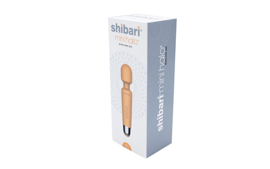Shibari Mini Wand Halo 20X Peach