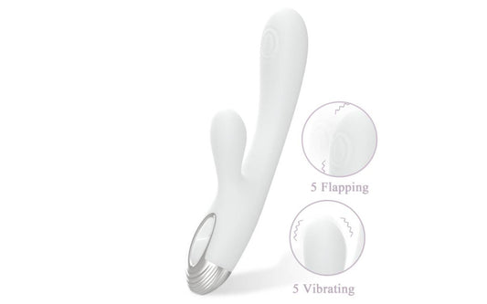 Pada Rabbit and G-Spot Pulsing Vibrator White
