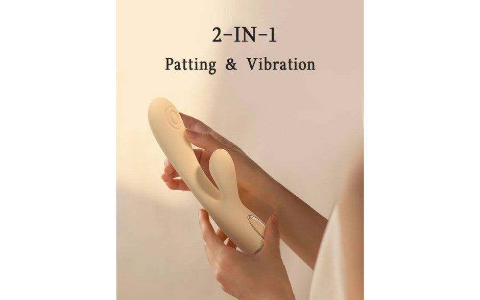 Pada Rabbit and G-Spot Pulsing Vibrator White