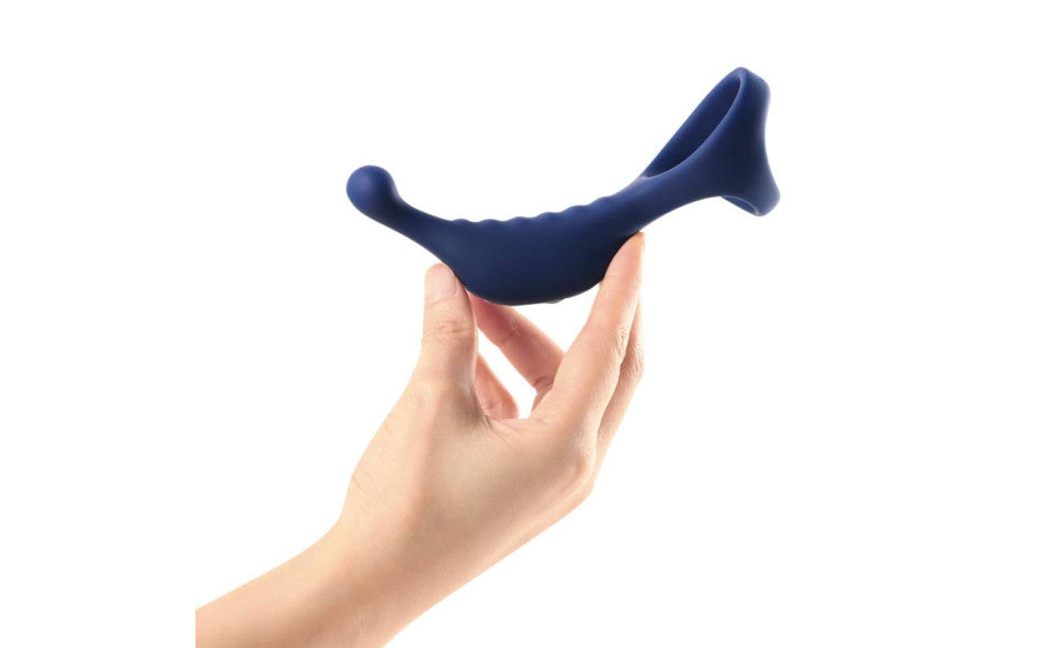 Underquaker Vibrating Anal Probe with Cockring and Remote