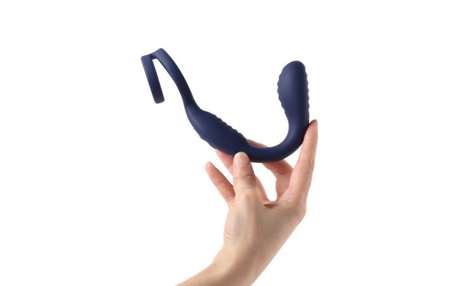 VibraDuo Vibrating Anal Probe and Perineum Stim with Cockring