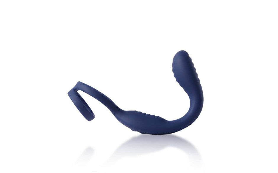 VibraDuo Vibrating Anal Probe and Perineum Stim with Cockring