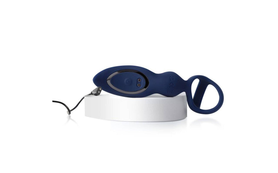 Ring n Rear Dual Thrusting Anal Probe with Cockring and Remote