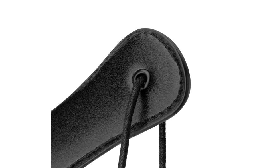 Faux Leather Paddle Black