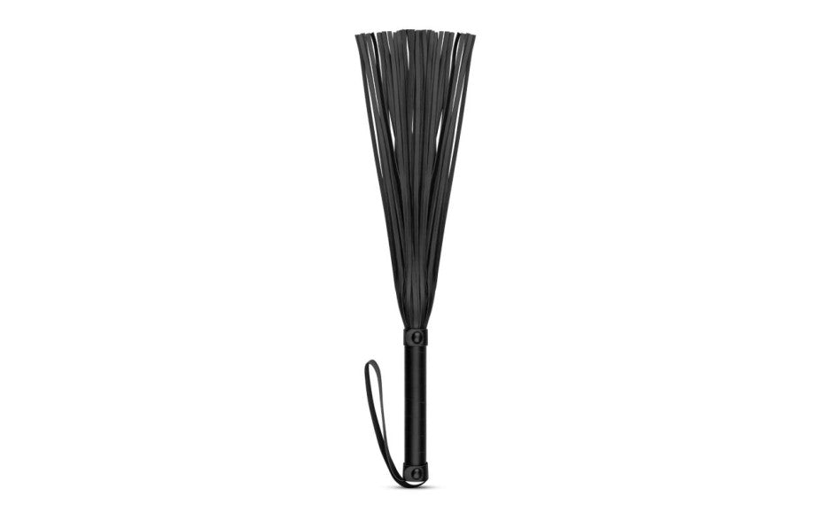 Faux Leather Flogger Black