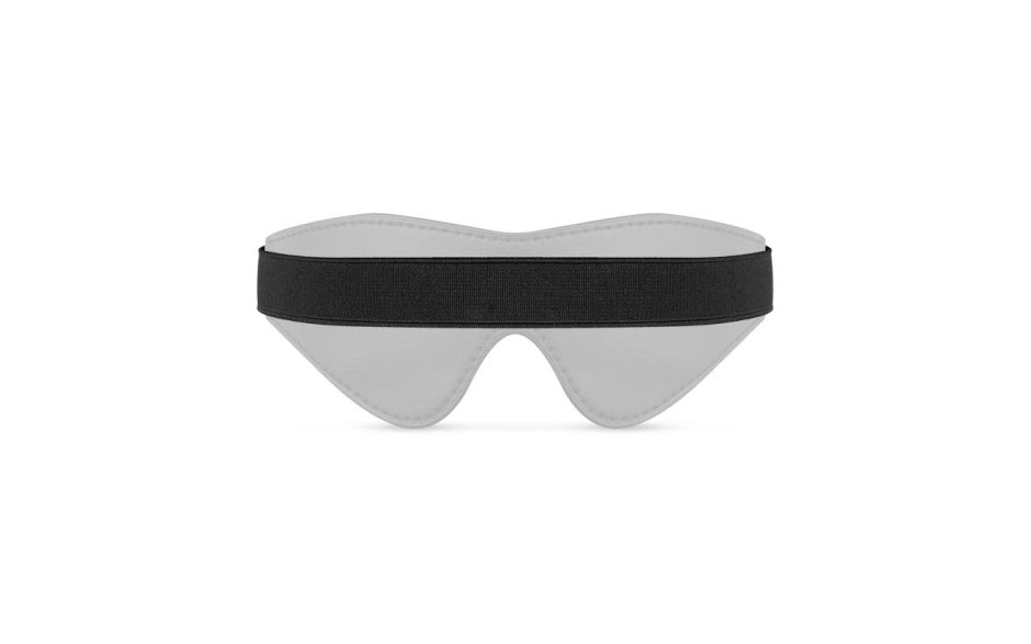Faux Leather Blindfold Black