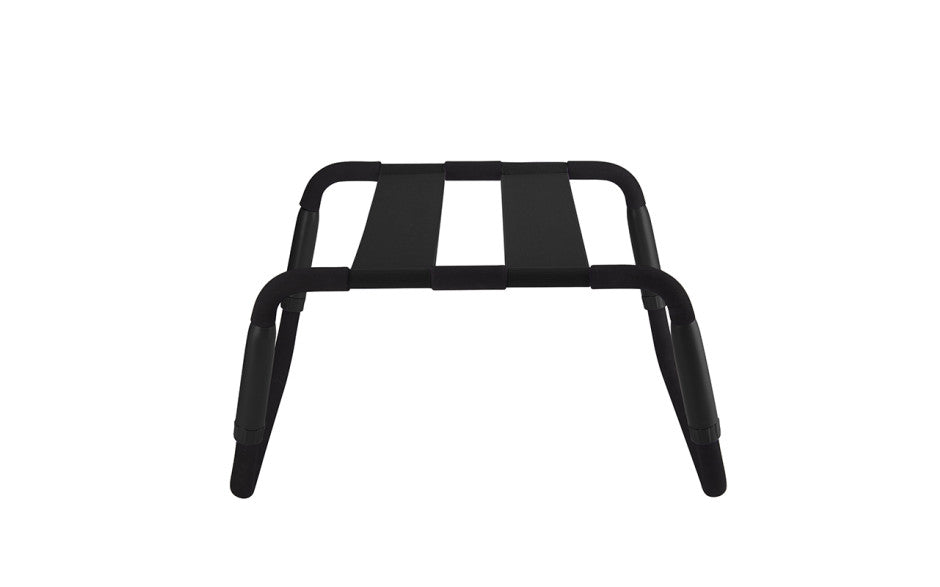 Sex Chair Adjustable Height Black PU Seat