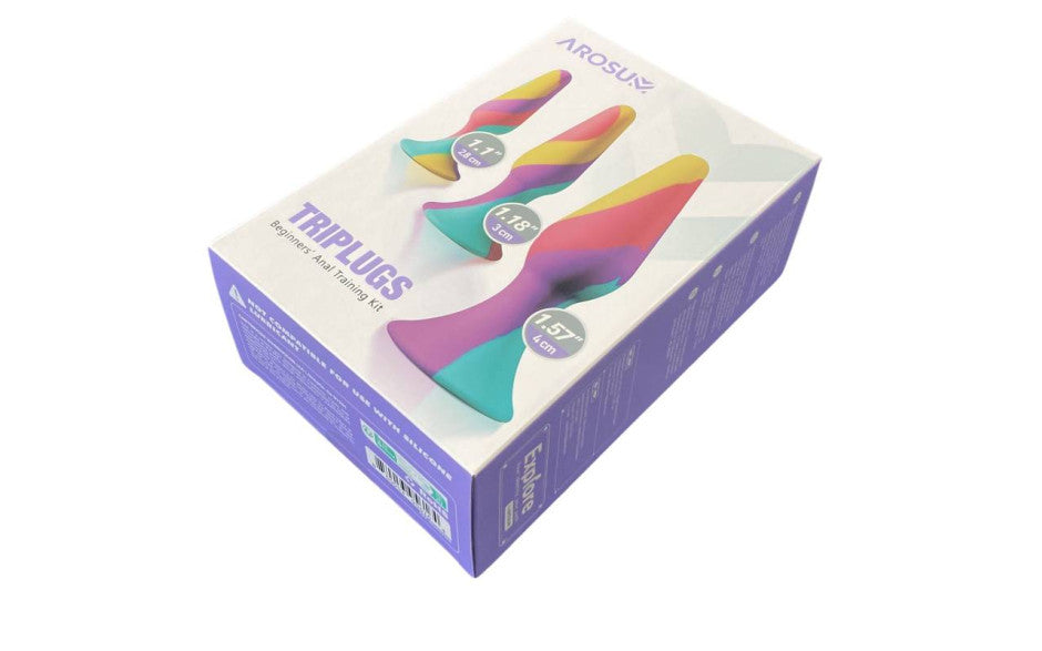 TriPlugs 3 Pc Silicone Anal Training Kit