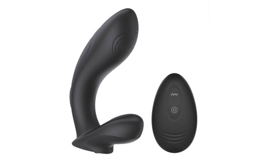 SXE Roger Remote Control Vibrating and Slapping Anal Dildo