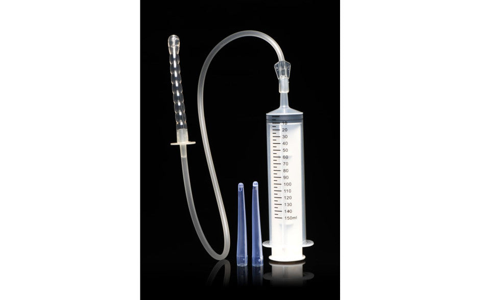 Enema Syringe With Attachments
