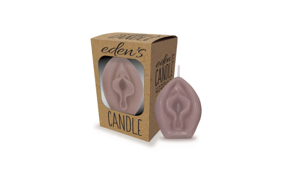 Eden’s Candle Vanilla Scented Vagina POP Display of 12 Candles