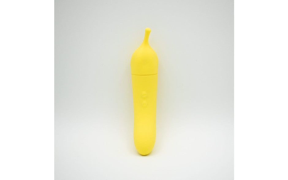 Banana Cream Air Pulse G-Spot Vibrator