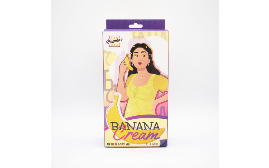 Banana Cream Air Pulse G-Spot Vibrator