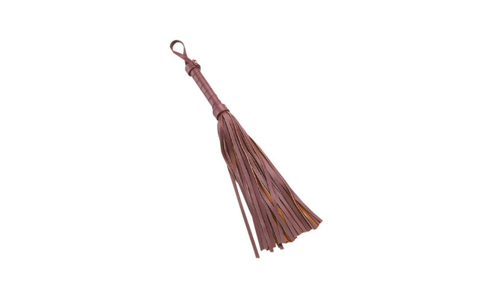 8 Pc Deluxe Bondage Play Kit Burgundy Gold