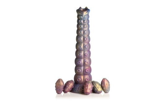 Deep Invader Tentacle Ovipositor Silicone Dildo with Eggs