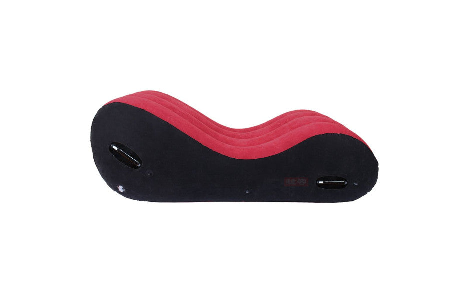 Large 1.5m Inflatable Suede Love Lounge with Handrail