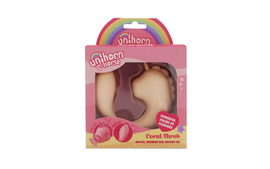 Unihorn Massager C Horse Coral Throb