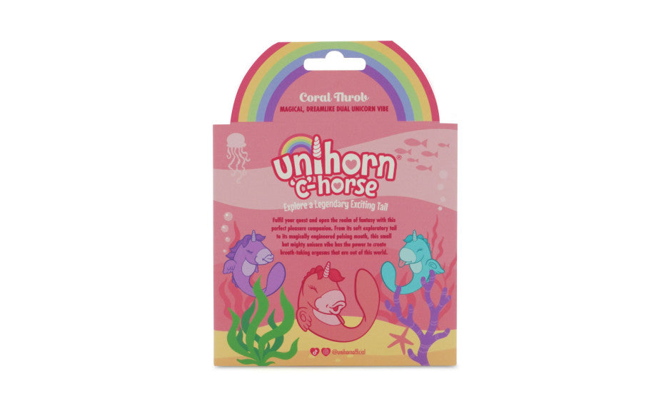 Unihorn Massager C Horse Coral Throb