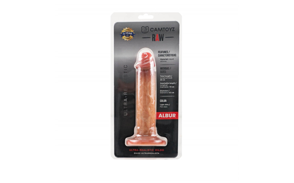 Ultra Realistic 20cm Silicone Dildo Albur