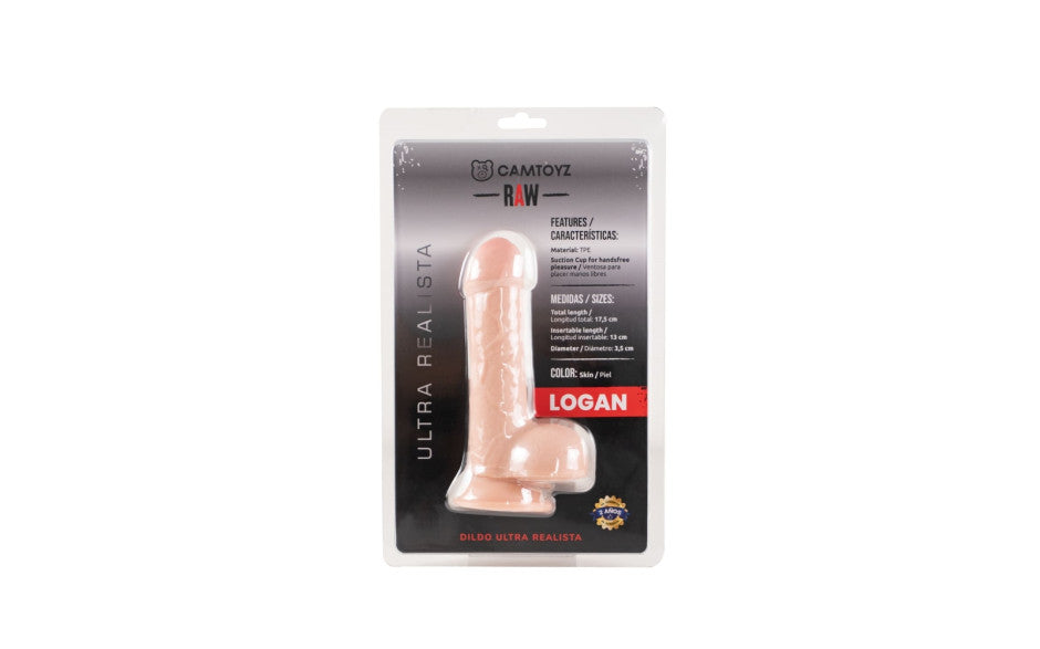 Raw Ultra Realistic Double Layered Dildo Logan