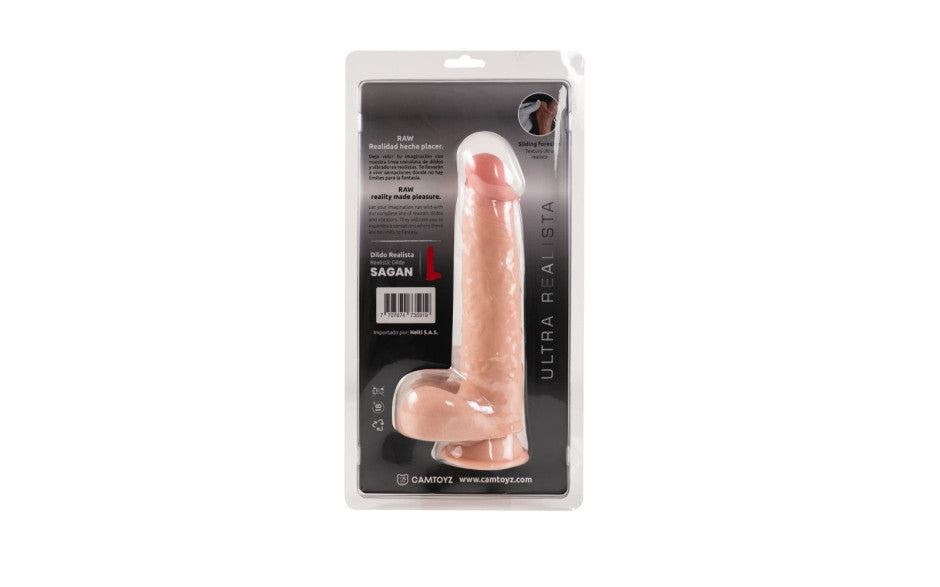 Raw Ultra Realistic Double Layered Dildo Sagan Small