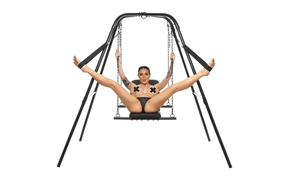 Throne Adjustable Sex Sling with Stand