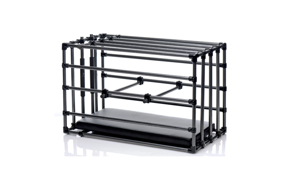 Kennel Adjustable Puppy Cage with Padded Board