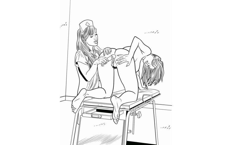 XXX Nurses Colouring Book