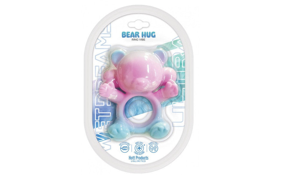 Wet Dreams Ultra 20 Mode USB Silicone Bear Hug Cock Ring