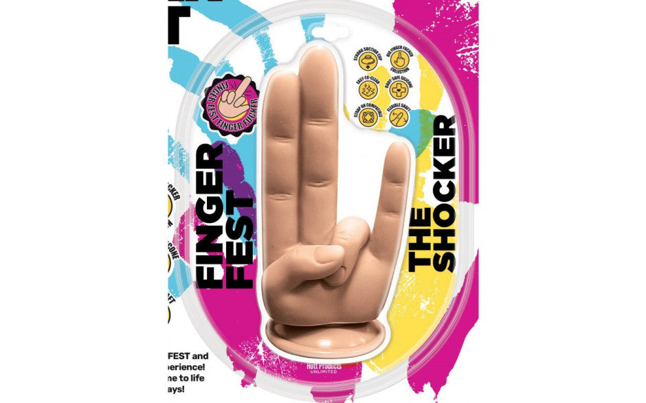 Finger Fest Dildo The Shocker Flesh