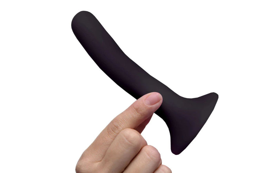 Black Silicone Strap-On Dildo Small