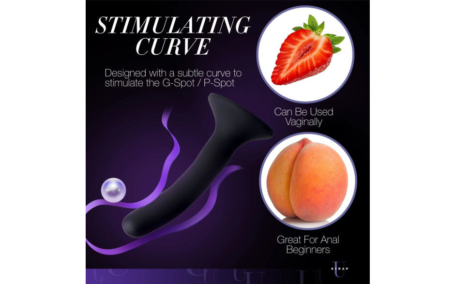 Black Silicone Strap-On Dildo Small
