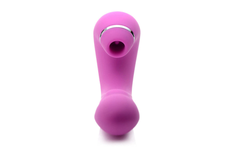 Shegasm 5 Star 10X Tapping G-Spot Vibe w Suction Pink