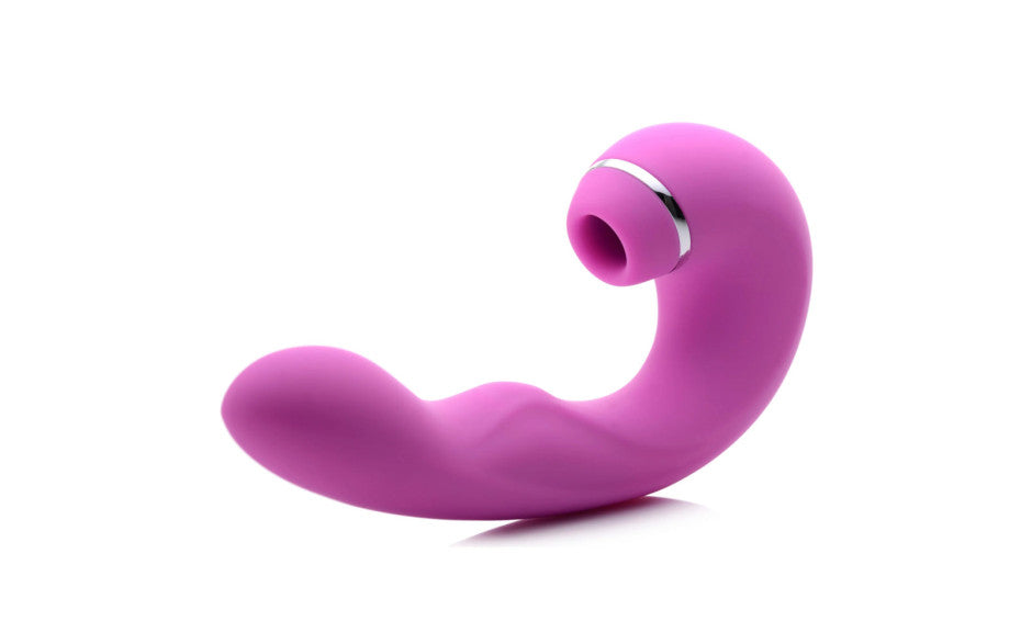 Shegasm 5 Star 10X Tapping G-Spot Vibe w Suction Pink