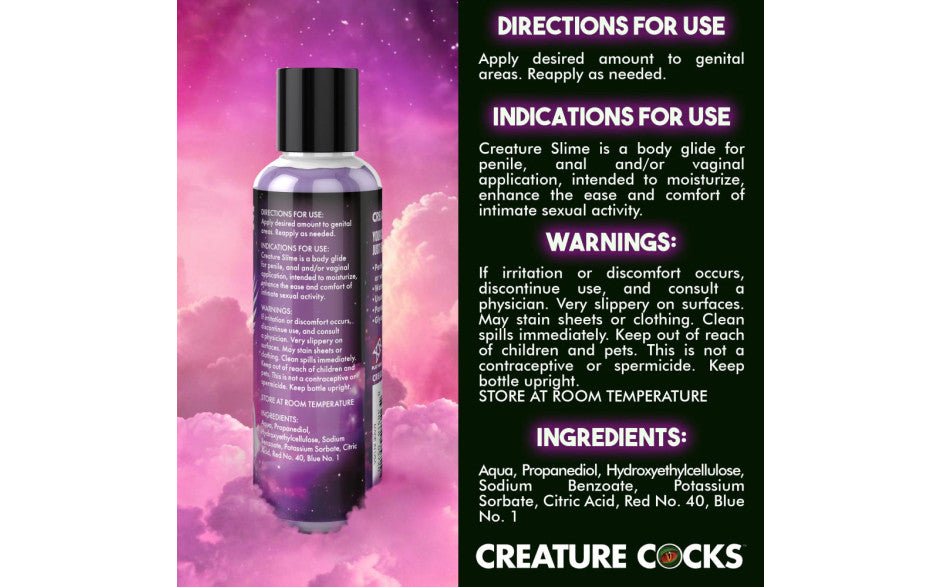Creature Slime Purple Slime Water Based Lubricant 4oz
