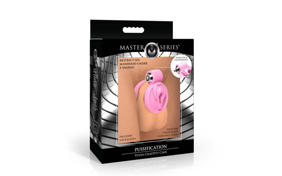 Pussification Vulva Chastity Cage