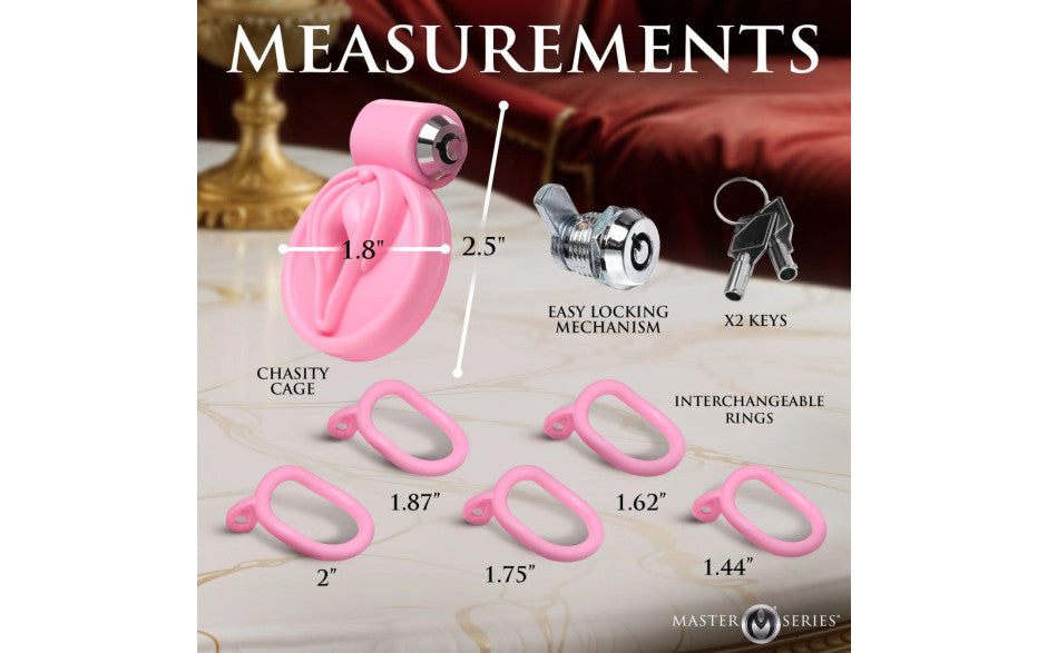 Pussification Vulva Chastity Cage