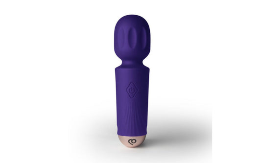 Rechargeable 16 Mode Silicone Mini Wand Violet Dream