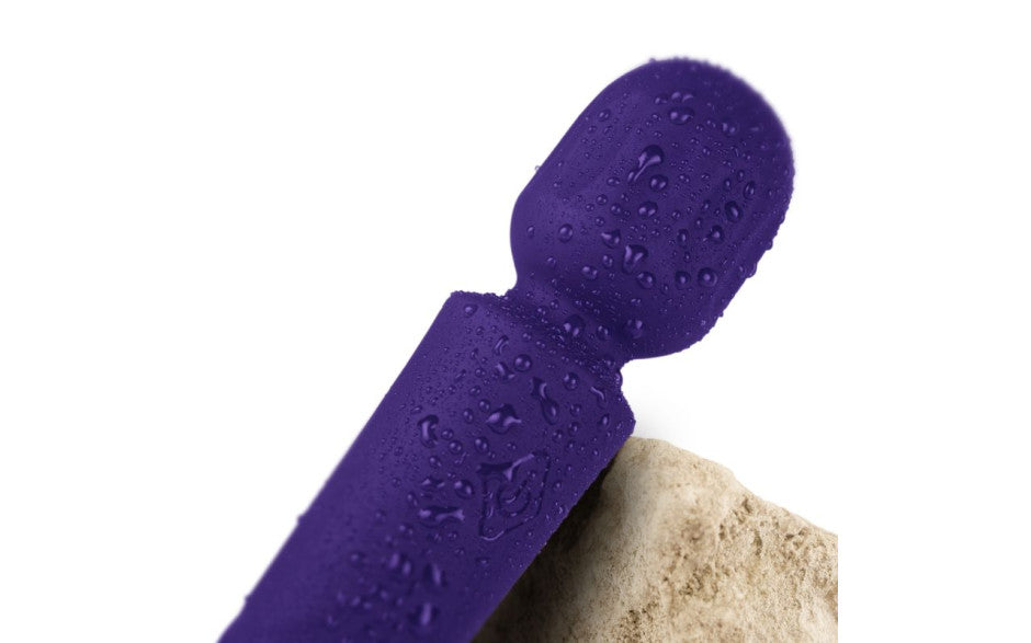 Rechargeable 16 Mode Silicone Mini Wand Violet Dream