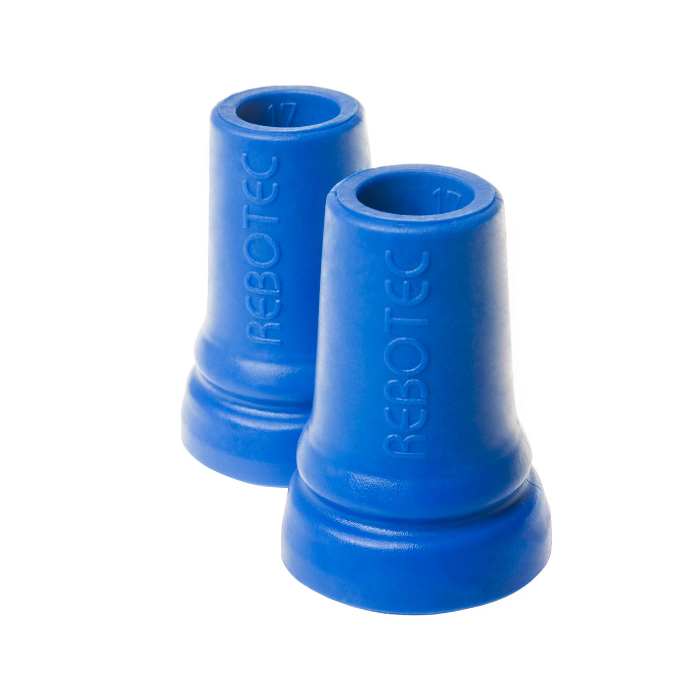 Rebotec 17mm Ferrules - Durable Walking Stick & Crutch Tips for Safe Support