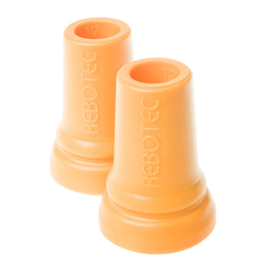 Rebotec 17mm Ferrules - Durable Walking Stick & Crutch Tips for Safe Support
