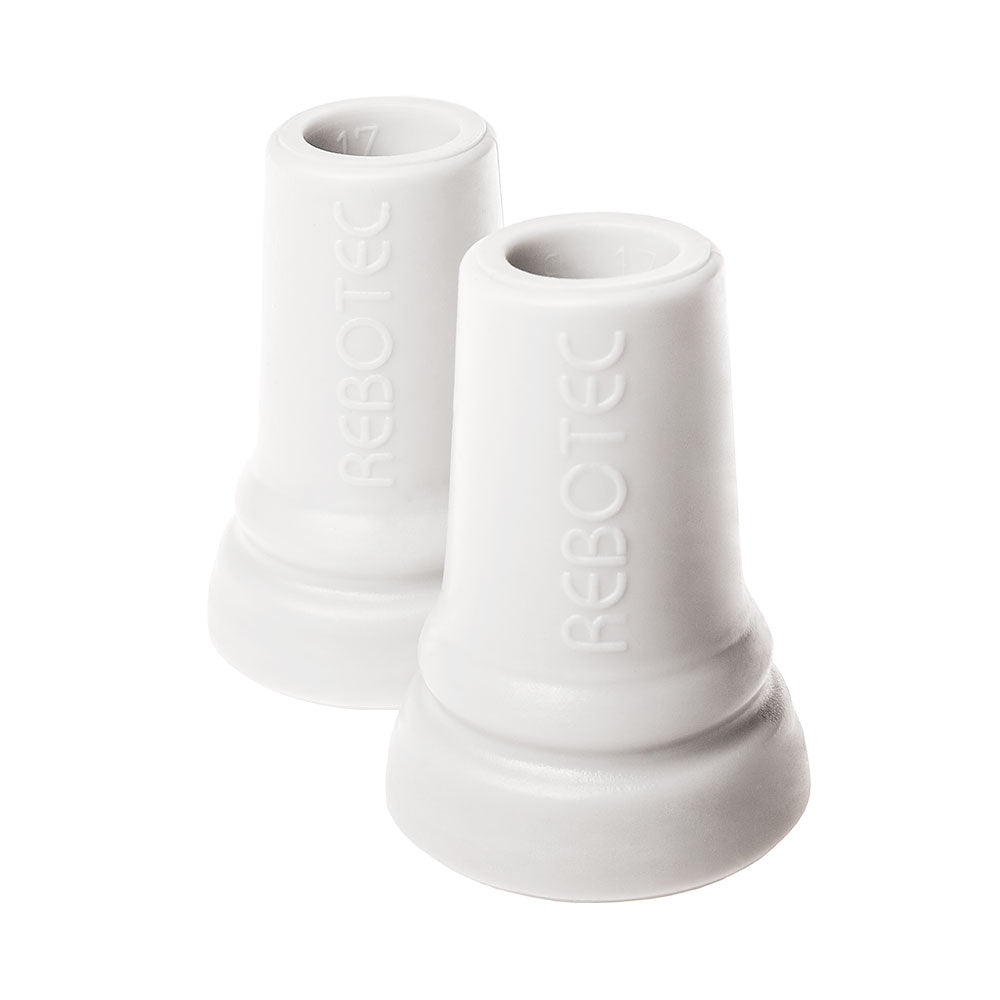 Rebotec 17mm Ferrules - Durable Walking Stick & Crutch Tips for Safe Support