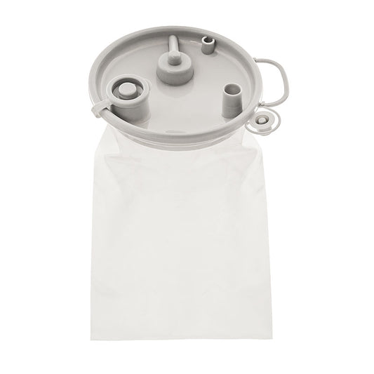 1L suction liners with filter and solidifying agent
