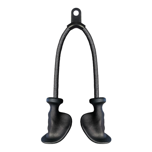 Anti-Slip Tricep Rope Cable Attachment for Gym Workouts & Pulldown Machines