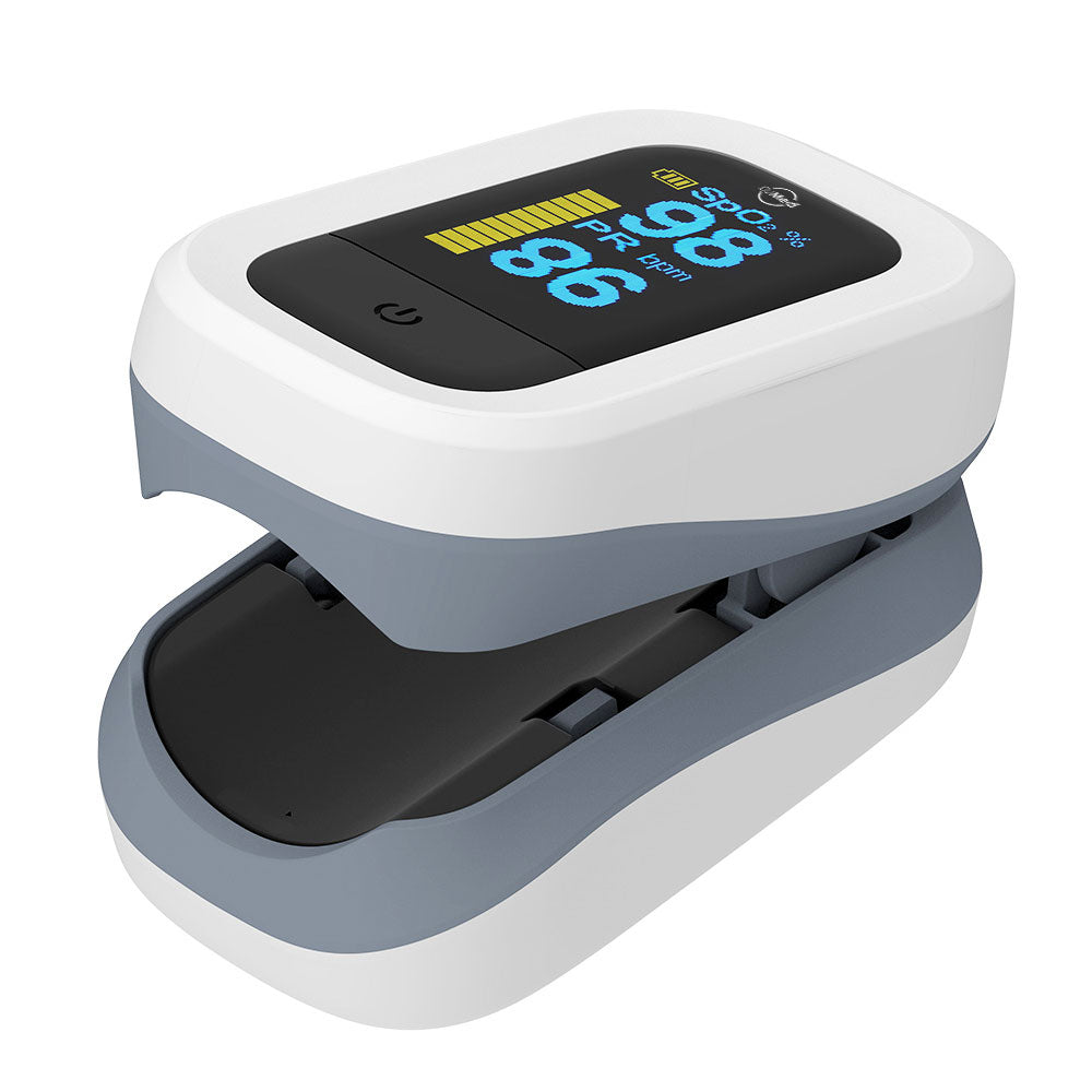 Fingertip Pulse Oximeter - Fast, Clear OLED/LCD Readings