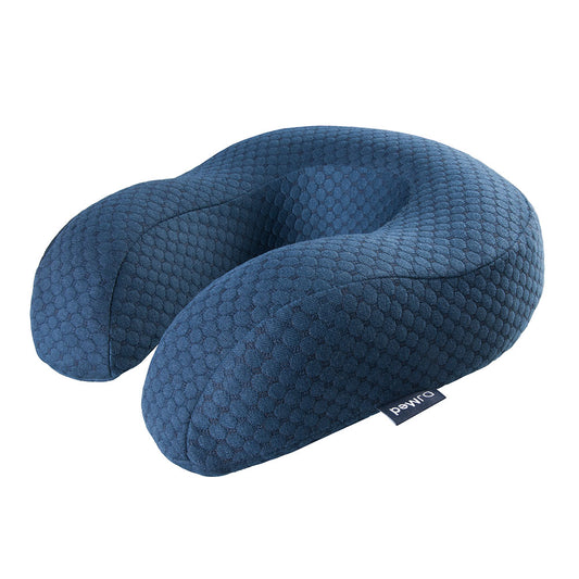 Ergonomic memory foam neck pillow for travel, home & office